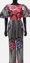 Load image into Gallery viewer, Overstated sleeves Mixed Print Jumpsuit
